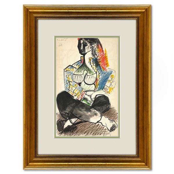Pablo Picasso (1881-1973) "Carnet de Californie 21.11.55-VII" Print Lithograph