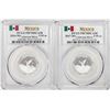 Image 1 : Lot of 2016-2017-Mo Mexico Proof 1/10 oz Silver Libertad Coins PCGS PR70DCAM