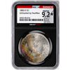 Image 1 : 1883-O $1 Morgan Silver Dollar Coin NGCX Mint State 9.2* VaultBox Amazing Toning