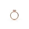 Image 4 : 14KT Rose Gold 1.02 ctw Morganite and Diamond Ring
