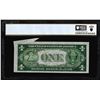 Image 2 : 1935A $1 Silver Certificate Note Cutting Error w/Tab Fr.1608 PCGS Extremely Fine 40