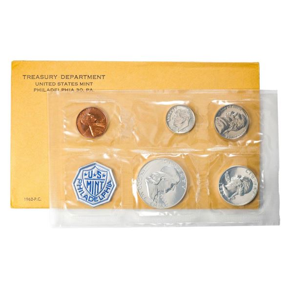 1962 (5) Coin Proof Set in Envelope
