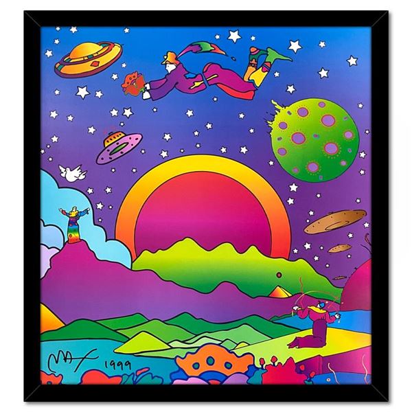 Peter Max "Heaven on Earth" Poster Lithograph on Paper