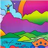 Image 2 : Peter Max "Heaven on Earth" Poster Lithograph on Paper