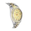 Image 3 : Rolex Mens Two Tone Champagne Index Diamond Datejust Wristwatch With Rolex Box