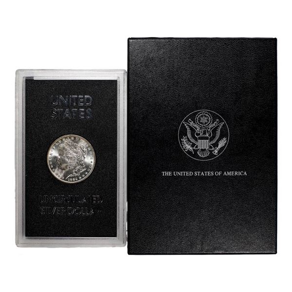1884-O $1 Morgan Silver Dollar Coin GSA Hoard Uncirculated w/Box