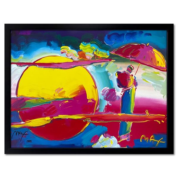 Peter Max "New Moon II" Poster Lithograph on Paper
