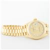 Image 6 : Rolex Ladies 18K Yellow Gold Champagne Diamond President Wristwatch