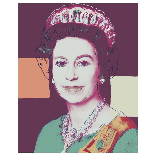 Sunday B. Morning "Queen Elizabeth II" Limited Edition Serigraph on Board
