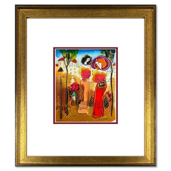 Moshe Leider Original Mixed Media on Paper