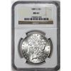 Image 1 : 1889-S $1 Morgan Silver Dollar Coin NGC MS61