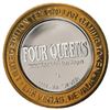 Image 2 : .999 Silver Four Queens Casino Hotel Las Vegas $10 Limited Edition Gaming Token