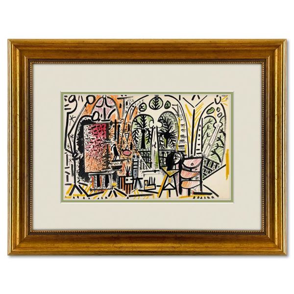 Pablo Picasso (1881-1973) "Carnet de Californie 1.11.55-XV" Print Lithograph on Paper