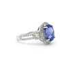 Image 2 : 14KT White Gold 3.00 ctw Tanzanite and Diamond Ring