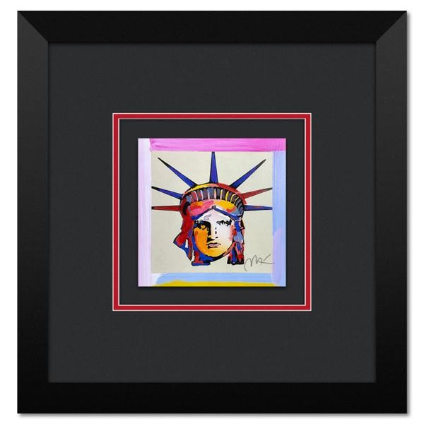 Peter Max "Liberty Head X" Limited Edition Lithograph on Paper