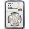 Image 2 : 1886-O $1 Morgan Silver Dollar Coin NGC MS62