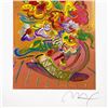 Image 2 : Peter Max "Vase of Flowers XI" Limited Edition Lithograph on Paper