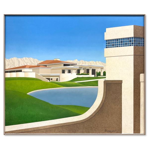 William Schlesinger (1915-2011) Original Oil on Canvas