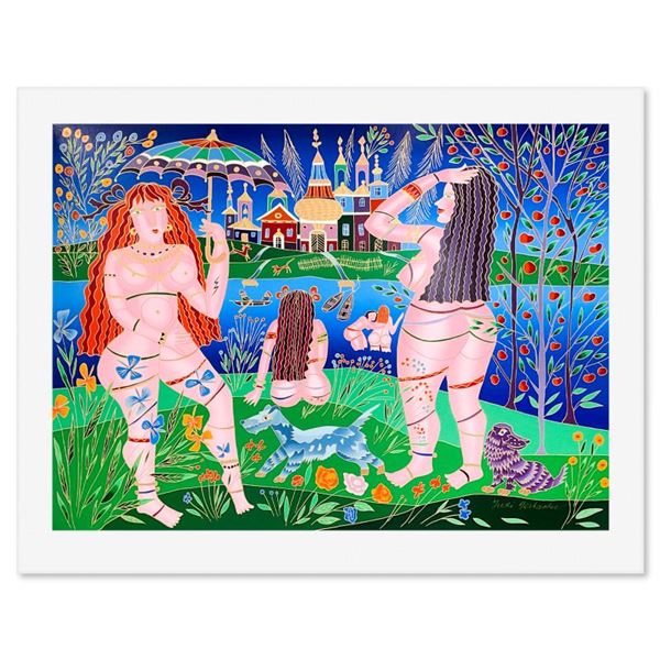 Yuri Gorbachev "Bathers" Print Serigraph on Paper