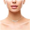 Image 5 : 14KT Yellow and White Gold 1.03 ctw Diamond Necklace