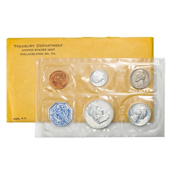 1963 (5) Coin Proof Set in Envelope
