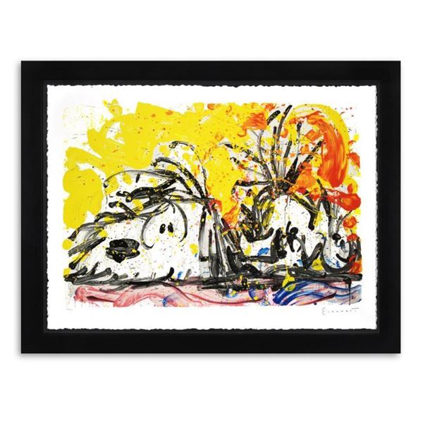 Tom Everhart "Blow Dry" Limited Edition Lithograph on Paper