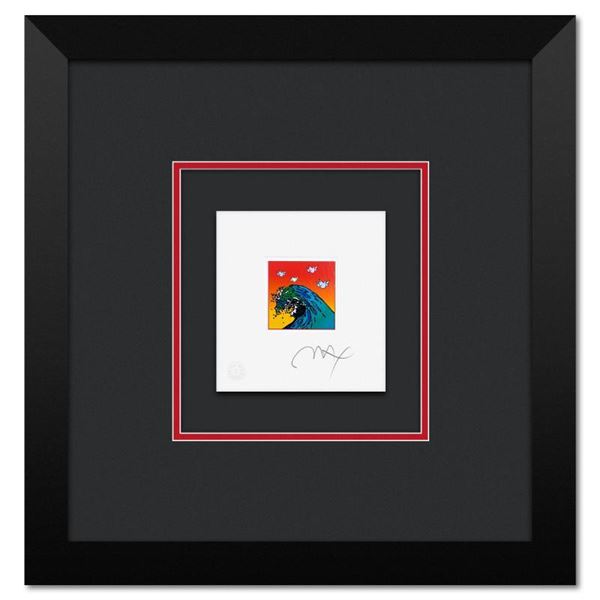 Peter Max "Great Wave with Doves" Limited Edition Lithograph on Paper