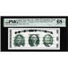 Image 1 : Circa 1970's Washington Center Giori Test Note PMG Superb Gem Uncirculated 68EPQ