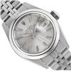 Rolex Ladies Stainless Steel Silver Index Date Wristwatch With Rolex Box