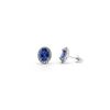 Image 2 : 14KT White Gold 2.54 ctw Tanzanite and Diamond Earrings