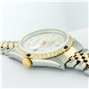 Image 8 : Rolex Mens Two Tone Sapphire and Diamond Datejust Wristwatch