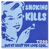 Image 1 : Todd Goldman "Smoking Kills" Original Acrylic on Canvas