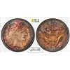 Image 1 : 1892-O Barber Half Dollar Coin PCGS MS63 Amazing Toning