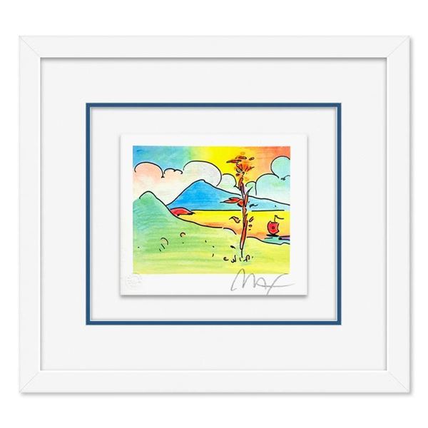 Peter Max "Tree with Sailboat" Limited Edition Lithograph on Paper