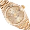 Image 1 : Rolex Ladies 18K Yellow Gold Champagne Index President Wristwatch With Rolex Box