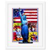 Image 1 : Peter Max "Full Liberty" Poster Lithograph on Paper