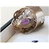 Image 5 : purple stone sterling silver ring size 6
