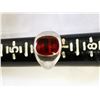 Image 4 : red stone vintage sterling ring size 6