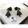 Image 1 : sherman japaned black earing set