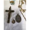 Image 2 : religious lot rosemary, cross, bracelet