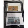 Image 2 : full sheet of 1 and 9 cent stamps + other stamps