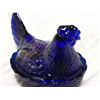 Image 5 : cobalt blue (5.5inch) hen nest glass dish