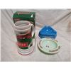 Image 1 : beer lot pilsner mug and 2 ash trays