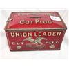 Image 1 : great condition union leader tin tobacco box