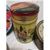 Image 4 : lot of collectible tin cans