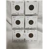 Image 1 : 6 indian head pennies, usa