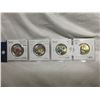 Image 1 : four different color $2 and $1