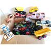 Image 1 : Lot of Toys with Tractors Wooden Cars and a Motorcycle