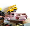 Image 3 : Lot of Toys with Tractors Wooden Cars and a Motorcycle
