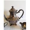 Image 2 : E.P. on Copper Teapot Cream and Sugar Bowl